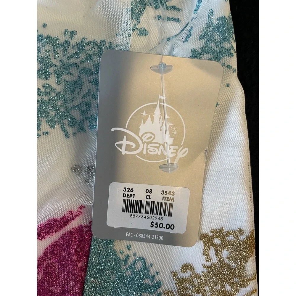 Disney Store Pocahontas Princess Dress Up Costume Shift Feathers Glitter Size 4T - Picture 9 of 10